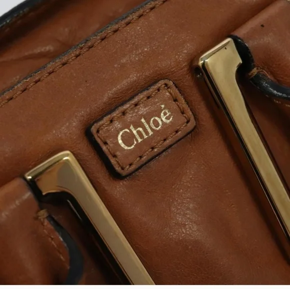Brown Leather Chloe Bag With Shoulder Strap - Picture 10 of 13